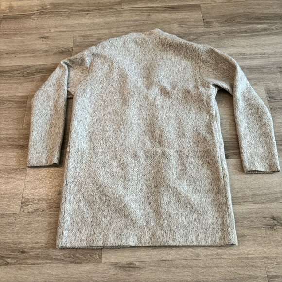 Express light grey long lined coat - Picture 4 of 6